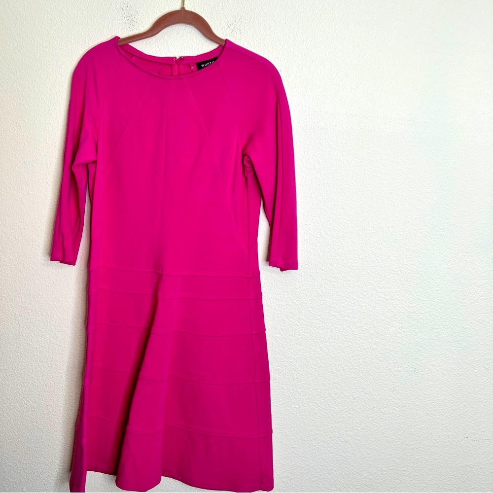 Worth Fit & Flare Dress. Size small